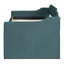 Twin Size Upholstered Daybed with Trundle and Three Drawers,Green - Korvel
