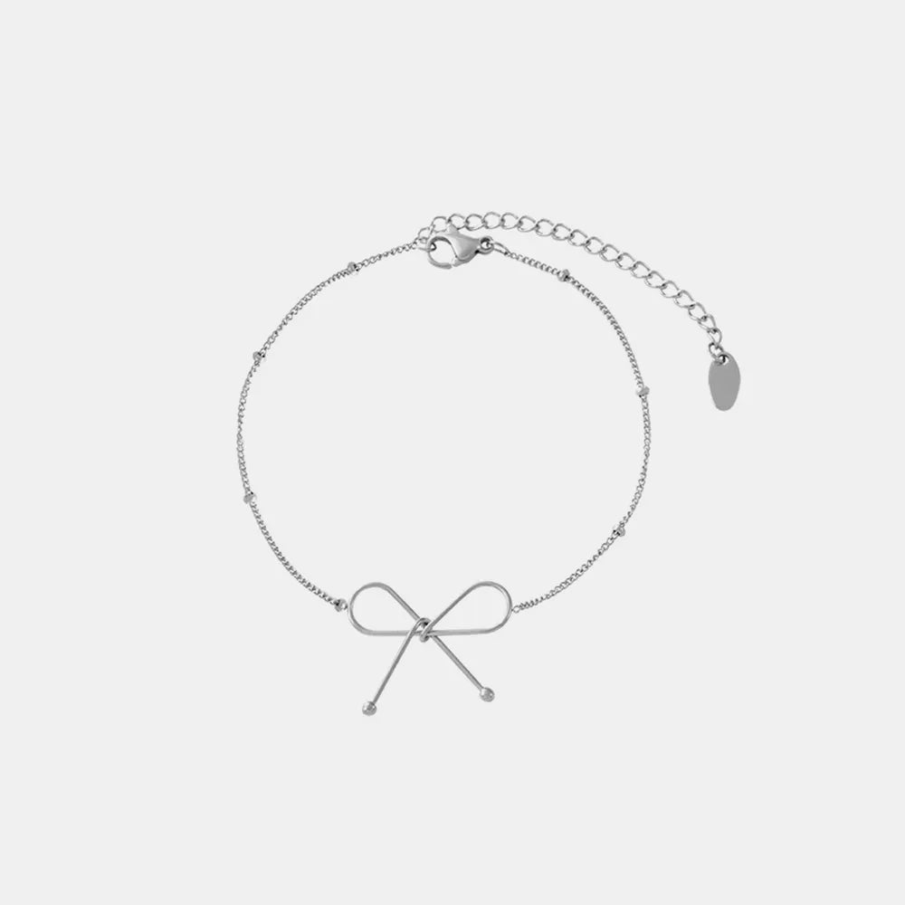 Titanium Steel Bow Bracelet - Korvel