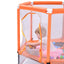 55'' Toddlers Trampoline with Safety Enclosure Net and Balls, Indoor Outdoor Mini Trampoline for Kids - Korvel