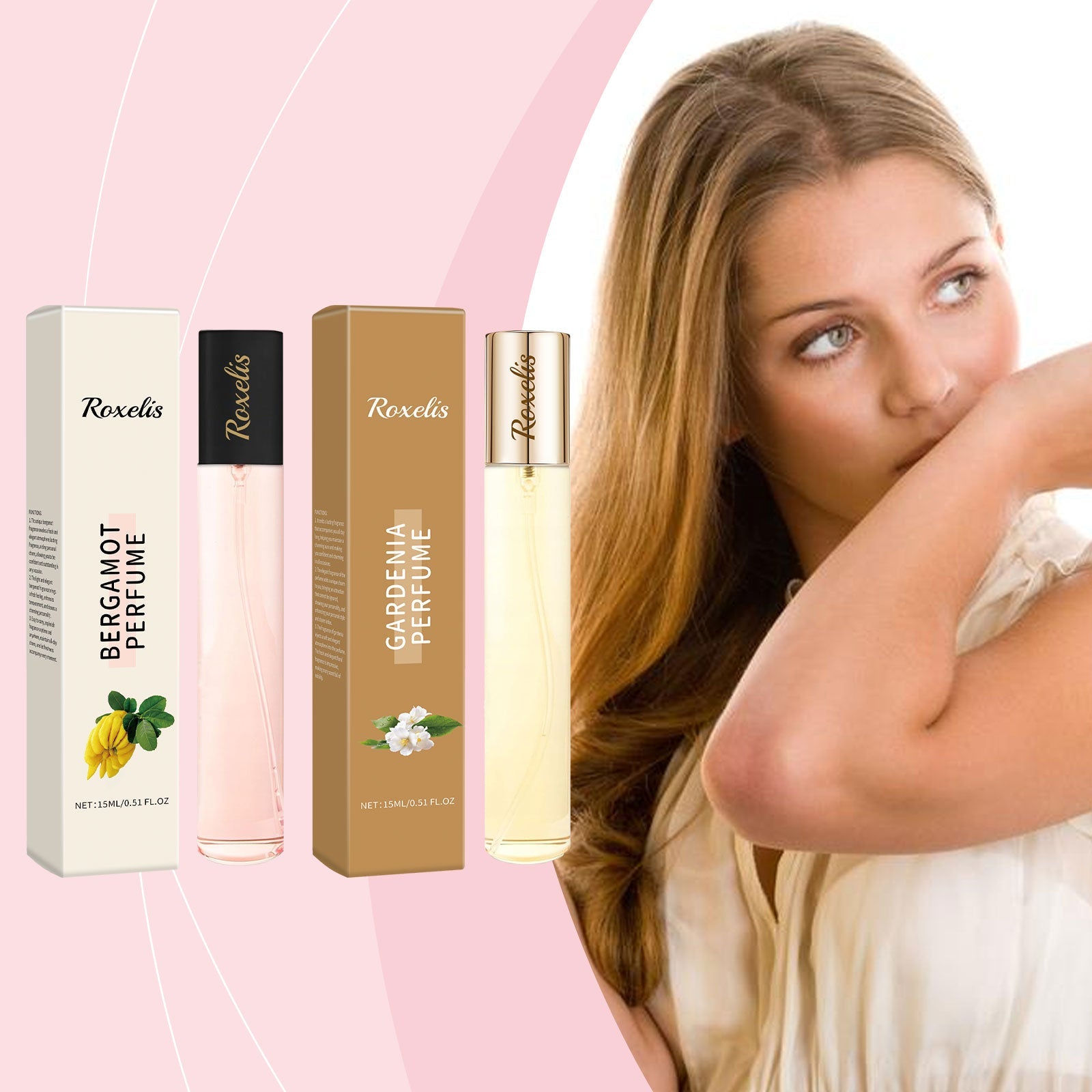 Elegant Perfume, Lasting Fragrance Portable Bergamot Rose Elegant And Fresh Exudes A Niche Aroma - Korvel