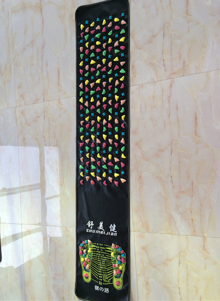 Reflexology Stone Foot Massager Mat for Relaxation