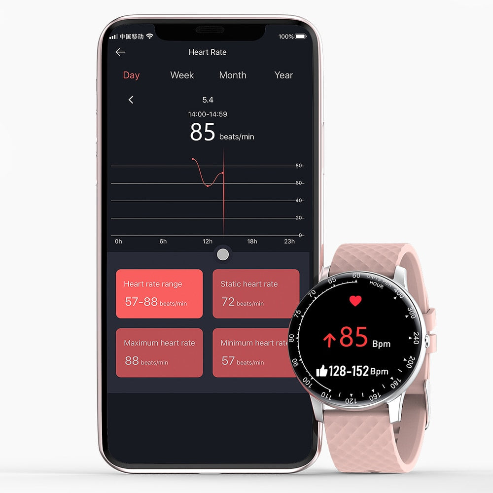 Montre intelligente premium pour le suivi de la condition physique et les notifications
