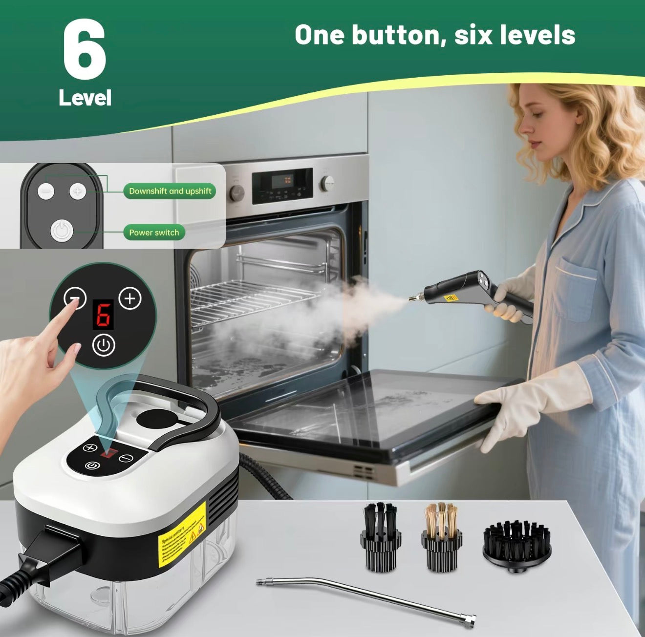 TurboSteam Nettoyeur Portable - Solution de Nettoyage à Vapeur Manuel