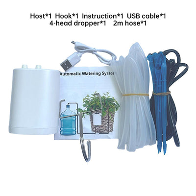 2/4/8/16 - Head Automatic Irrigation Controller, Plant & Flower Sprinklers, Drip Irrigation Kit, Potted Timer - Korvel
