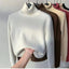 Pull-over à col roulé pour femmes automne hiver