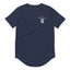 T-shirt Ancien Ancre de Sirène pour Homme à Ourlet Arrondi