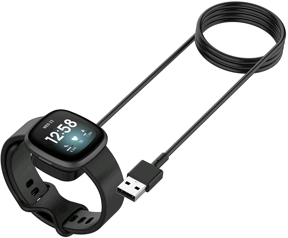 Chargeur sans fil premium pour Fitbit Sense et Versa 3