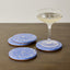 Posavasos de Terrazzo Azul Cobalto - Set de 4