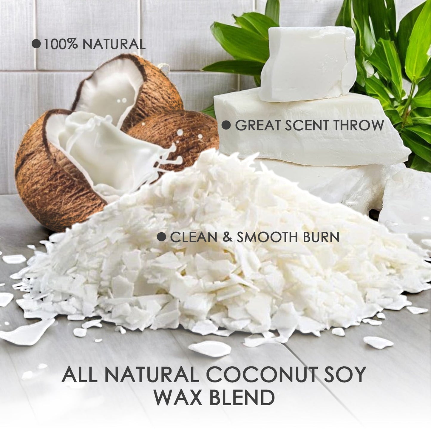 Eternal Blooms Crystal-Infused Coconut-Soy Wax Melts - Korvel