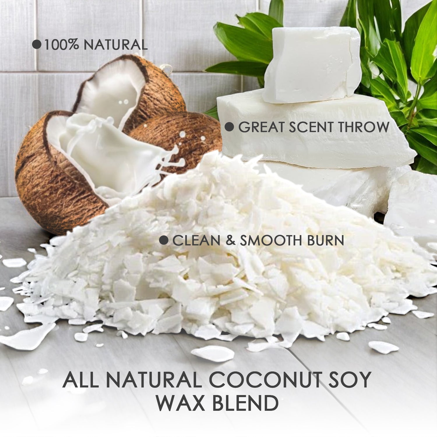 Eternal Blooms Crystal-Infused Coconut-Soy Wax Melts - Korvel