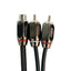 Audio Legion ALY-FMM | 1 ft RCA Splitter Cable - 1 Female to 2 Male Connectors - Korvel
