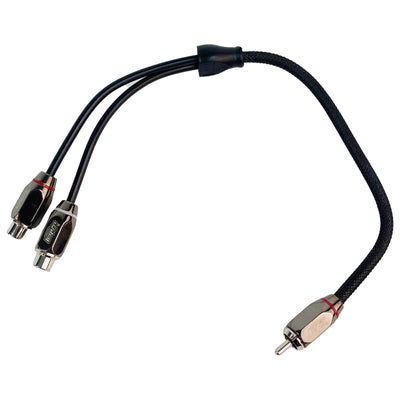 Audio Legion ALY-MFF | 1 ft RCA Splitter Cable - 1 Male to 2 Female - Korvel