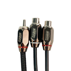 Audio Legion ALY-MFF | 1 ft RCA Splitter Cable - 1 Male to 2 Female - Korvel