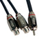 Audio Legion ALY-MFF | 1 ft RCA Splitter Cable - 1 Male to 2 Female - Korvel