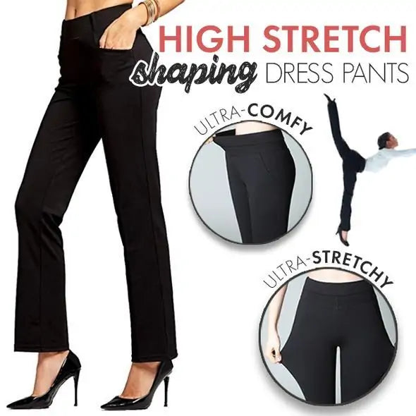 Pantalons de Costume à Haute Élasticité
