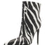 Zebra Print Ankle Boots