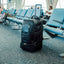 Black Leather Roller Bag Set - Korvel