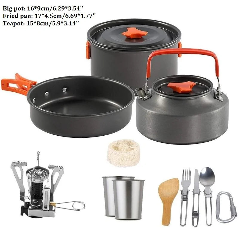 Premium Outdoor Camping Cookware Set