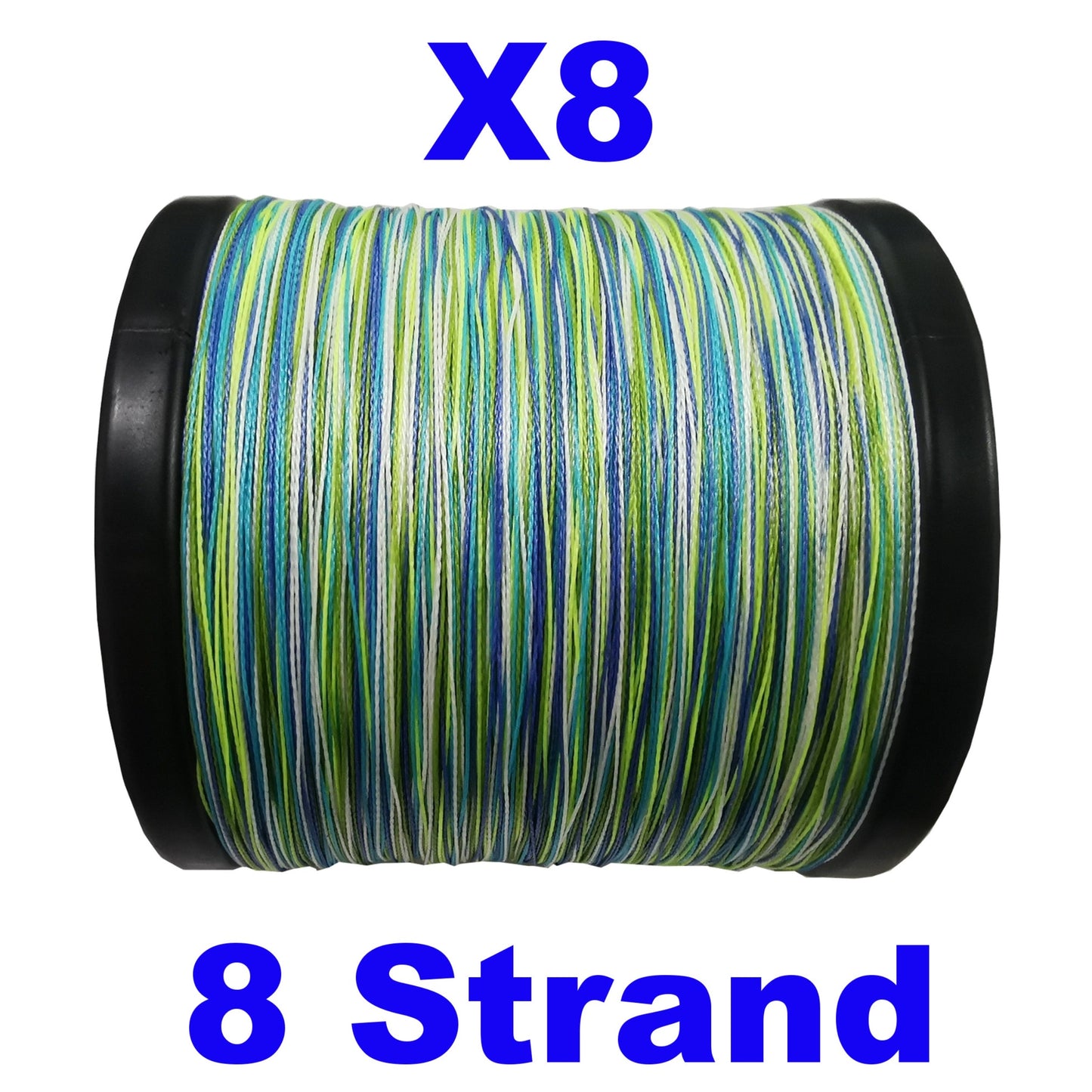 Reaction Tackle Aqua Camo X8 Braided Fishing Line - 8 Strands
