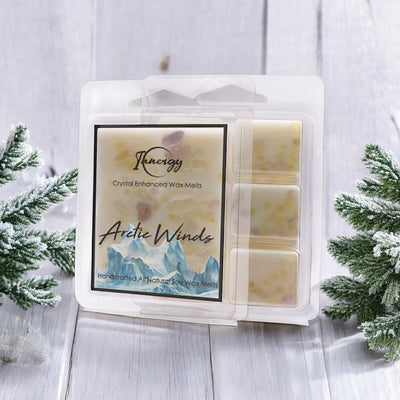 Arctic Breeze Crystal-Infused Premium Coconut-Soy Wax Melts - Korvel