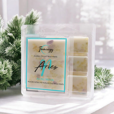 Aries Zodiac Crystal-Infused Premium Coconut-Soy Wax Melts - Korvel