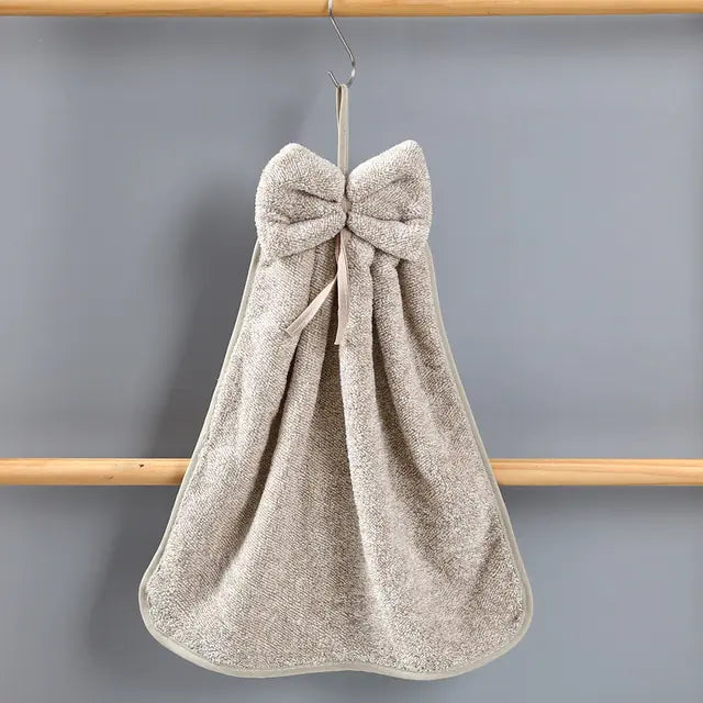 Microfiber Soft Quick Dry Bowknot Hand Towels