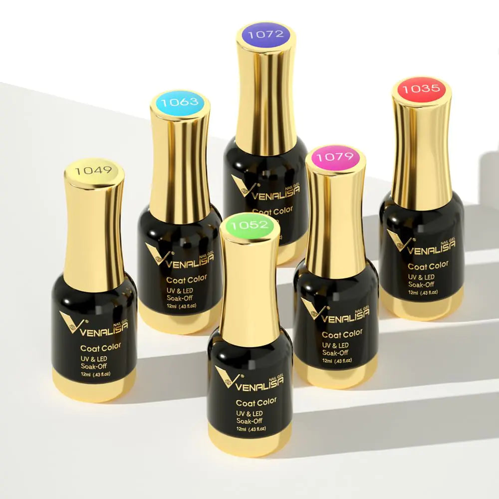 VENALISA Metal Grey Gel Nail Polish - High Gloss Finish