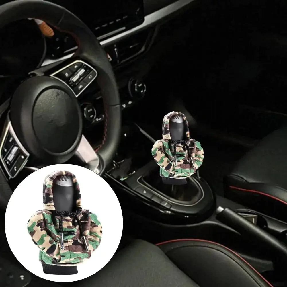 Housse de levier de vitesses Mini Hoodie pour l'intérieur de la voiture