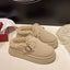 Chaussons d'hiver rétro en peluche Lux Plush pour femmes