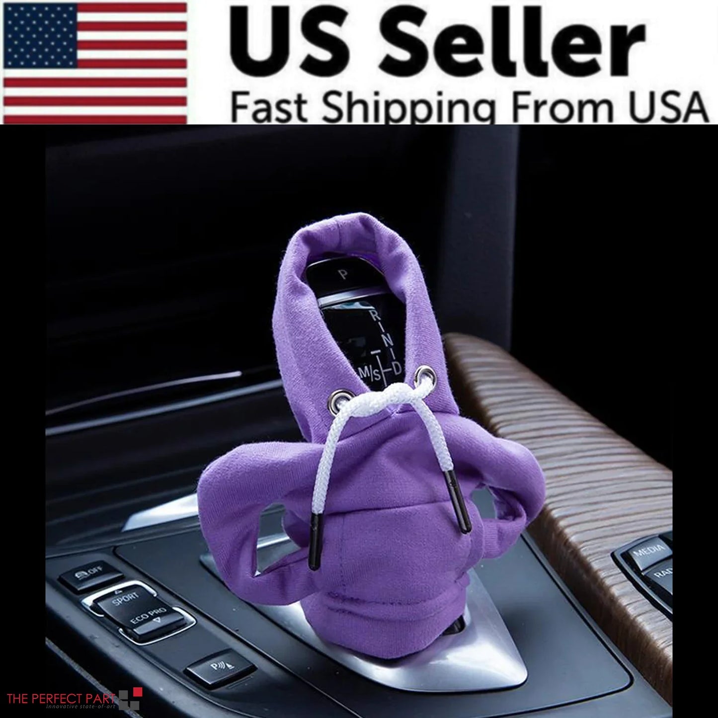Housse de levier de vitesses Mini Hoodie pour l'intérieur de la voiture