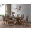 Mesa de Comedor de Madera de Caucho de Estilo Moderno de Mediados de Siglo para 6-8 Personas