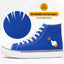 ZGR Zapatillas de Lona Altas para Hombre - Zapatos Casual Clásicos para Caminar