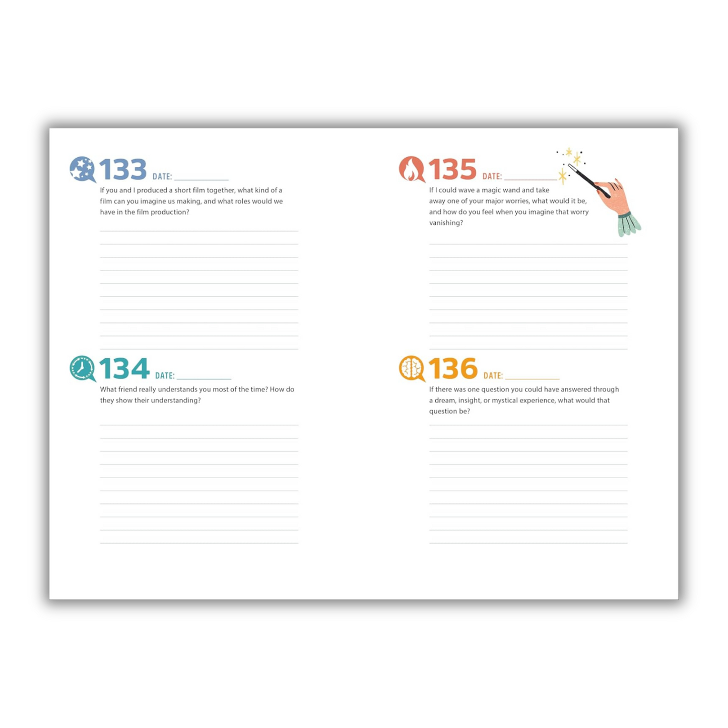 Ignite Your Connection: A Year of Us Couples Journal - Daily Questions for Meaningful Conversations - Korvel