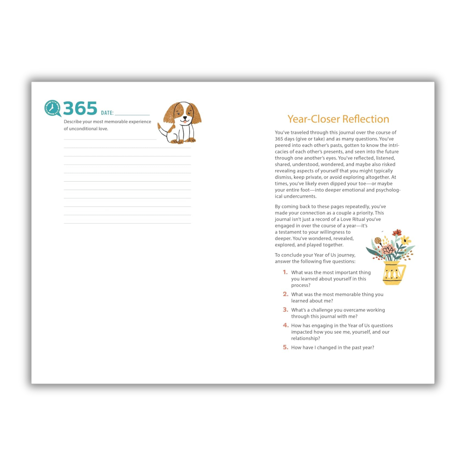 Ignite Your Connection: A Year of Us Couples Journal - Daily Questions for Meaningful Conversations - Korvel