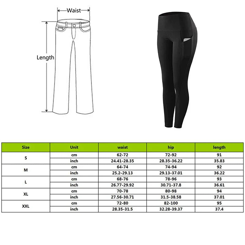 High Waist Elastic Workout Leggings with Tummy Control