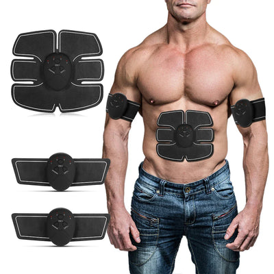 Abdominal Muscle Trainer Electronic Muscle Exerciser Machine Fitness Toner Belly Leg Arm Exercise Toning Gear Workout Equipment - Korvel
