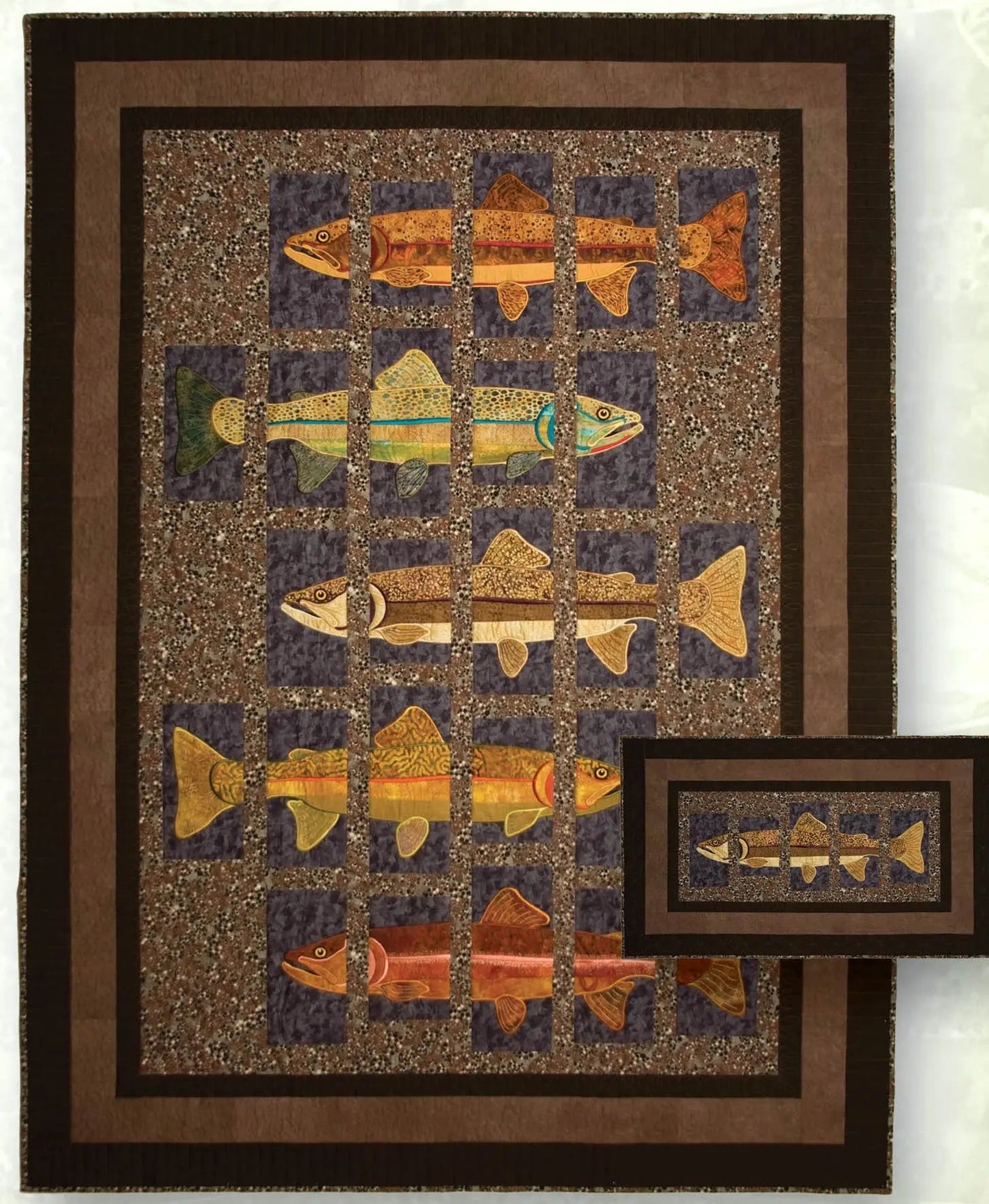 Trout Classic Series Embroidery Pattern