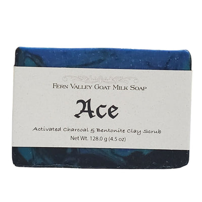 Natural Goat Milk Exfoliating Soap for Men - Ace