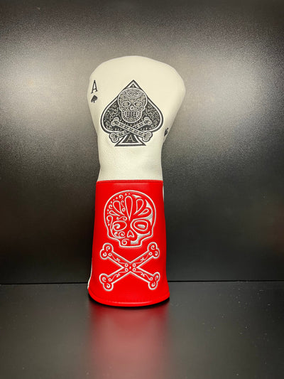 Couvre-club de golf Rebel Skull &amp; Crossbones