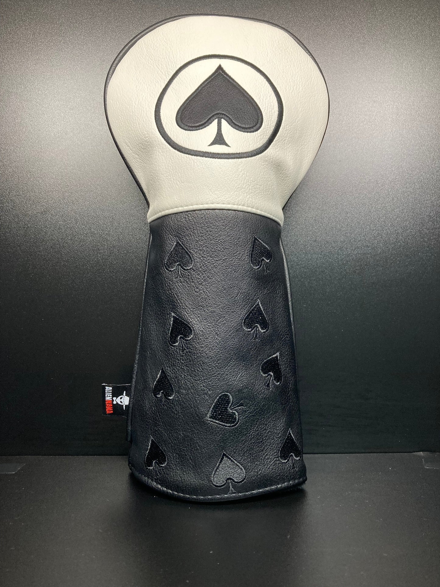 Stylish Ace of Spades Golf Club Headcovers