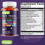 Gomitas Multivitamínicas Premium - 60 Gomitas con Sabor a Frambuesa