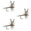 Barbless Adams Classic Dry Fly - 3 Pack, Size 12 - Korvel