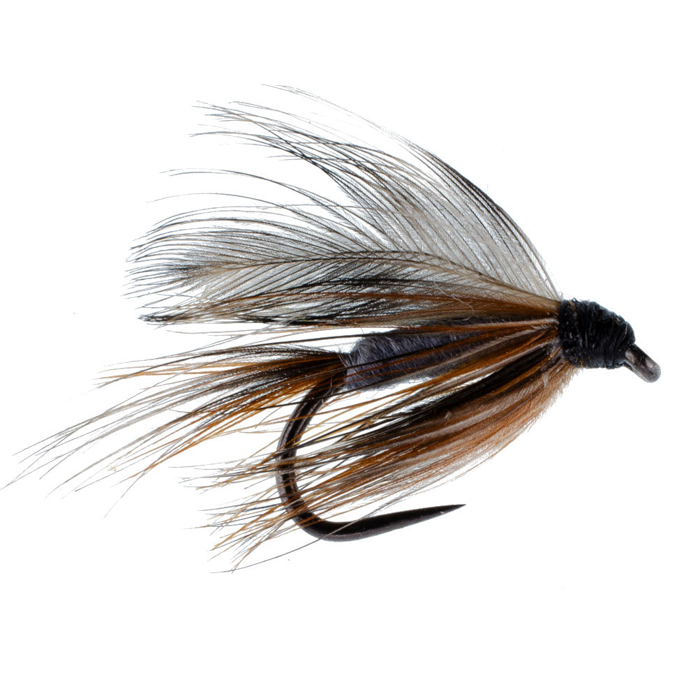 Premium Barbless Adams Wet Fly Fishing Flies - 12 Pack Size 14 - Korvel