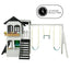 2MamaBees Reign Two Story Swing Set - Korvel