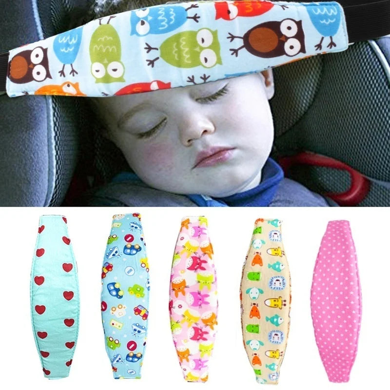 Adjustable Baby stroller Head Support Fastening Pram Belt Baby car seat Safety Sleep Positioner car seat Stroller Accessories - Korvel