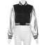 Chaqueta Varsity Cortada Metálica