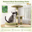 38 Inch Multi-Level Aesthetic Kitten Tower - Green