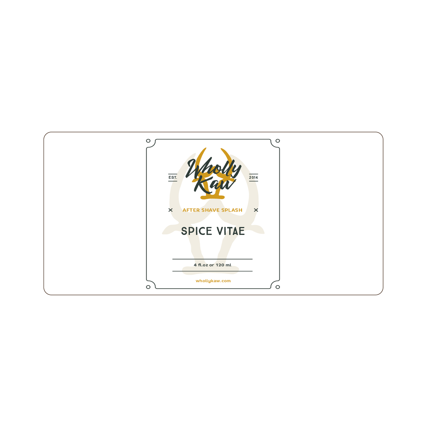 Collection de rasage Wholly Kaw Spice Vitae