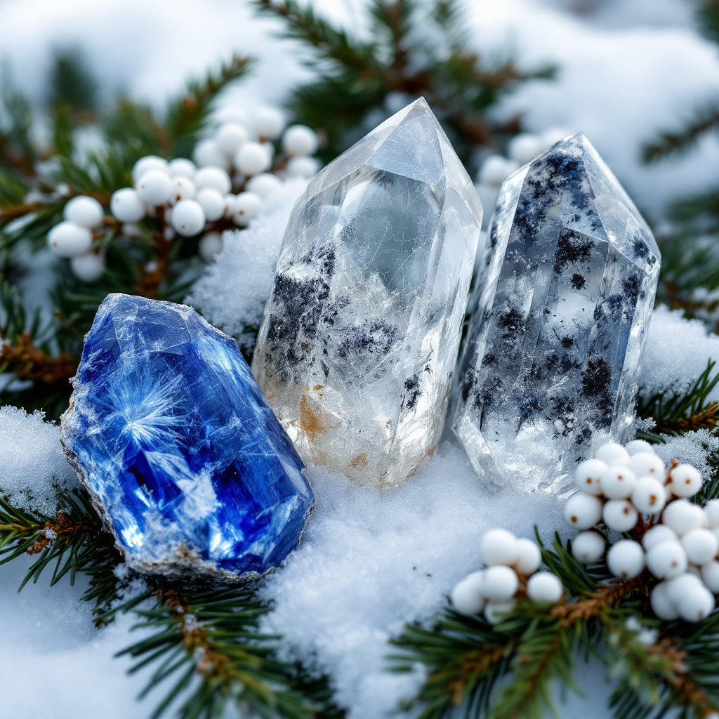 Exclusive Winter's Eve Crystal-Infused Reed Oil Diffuser - 100ml