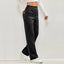 Pantalons décontractés taille haute pour un style sans effort